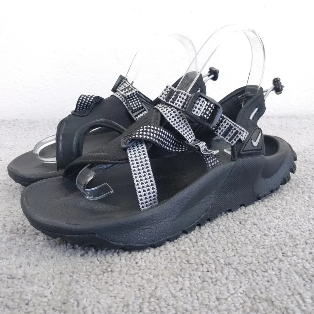 Nike Oneonta Womens Size 6 Sandals Trail Hiking Shoes Black Slingback DJ6602-001 - Picture 1 of 9